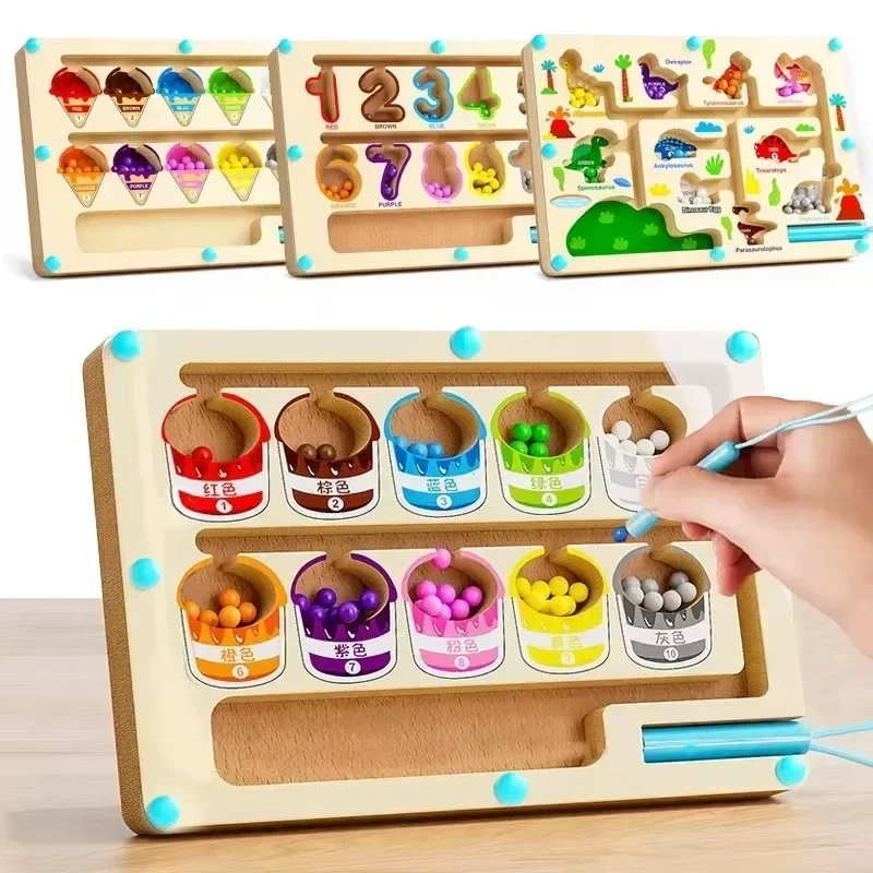 Board Game Qwirkle - Early Education Puzzle Board Magnetic Maze