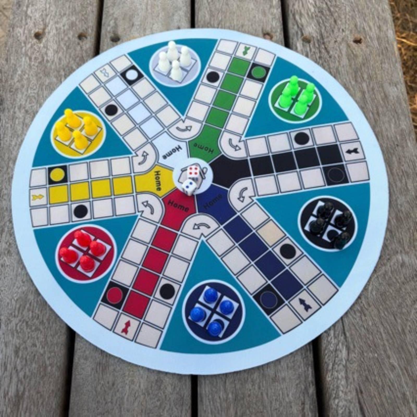 Board Game Ludo - Chess Game Foldable Six Player Ludo