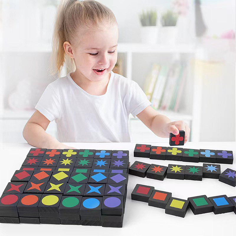 Board Game Qwirkle - Interactive Board Game Qwirkle Wooden Chess