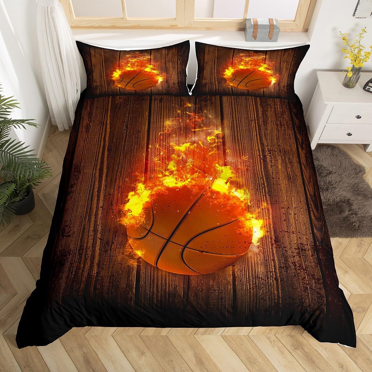 Basketball Duvet Cover Twin Qu - Board Game Nations review and price