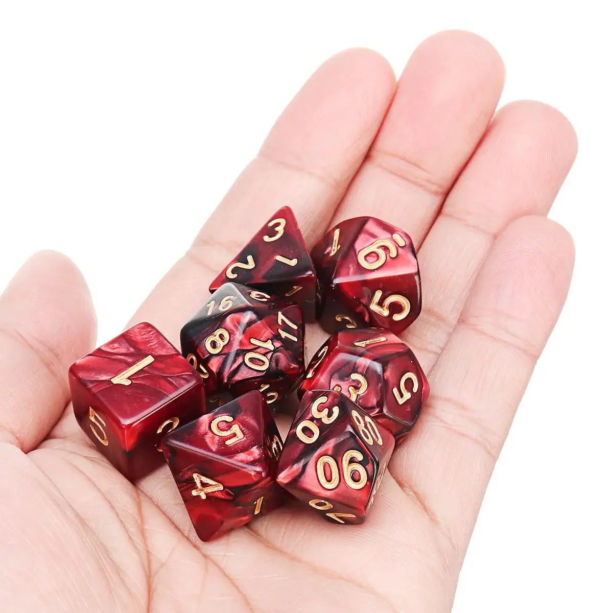 Polyhedral Dice Double-colors  - Board Game Ludo review and price