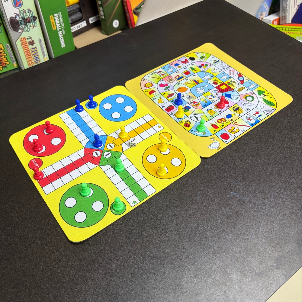 2pcs Ludo and Swan Board Game  - Board Game Ludo review and price