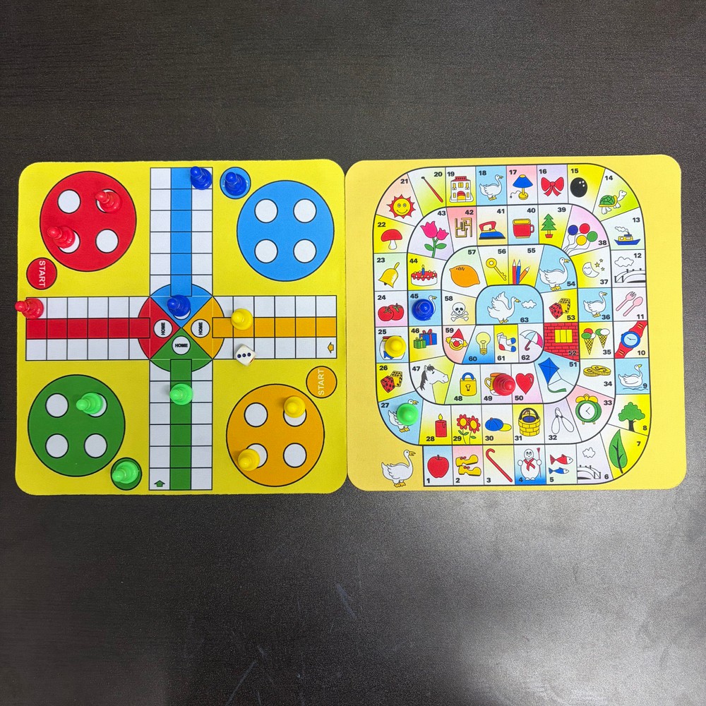 2pcs Ludo and Swan Board Game  - Board Game Ludo review and price