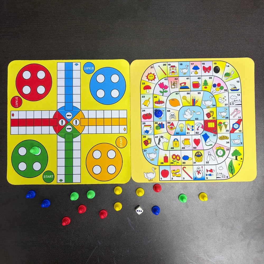 2pcs Ludo and Swan Board Game  - Board Game Ludo review and price