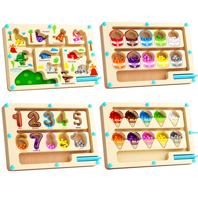 Magnetic Color & Number Maze M - Board Game Qwirkle review and price