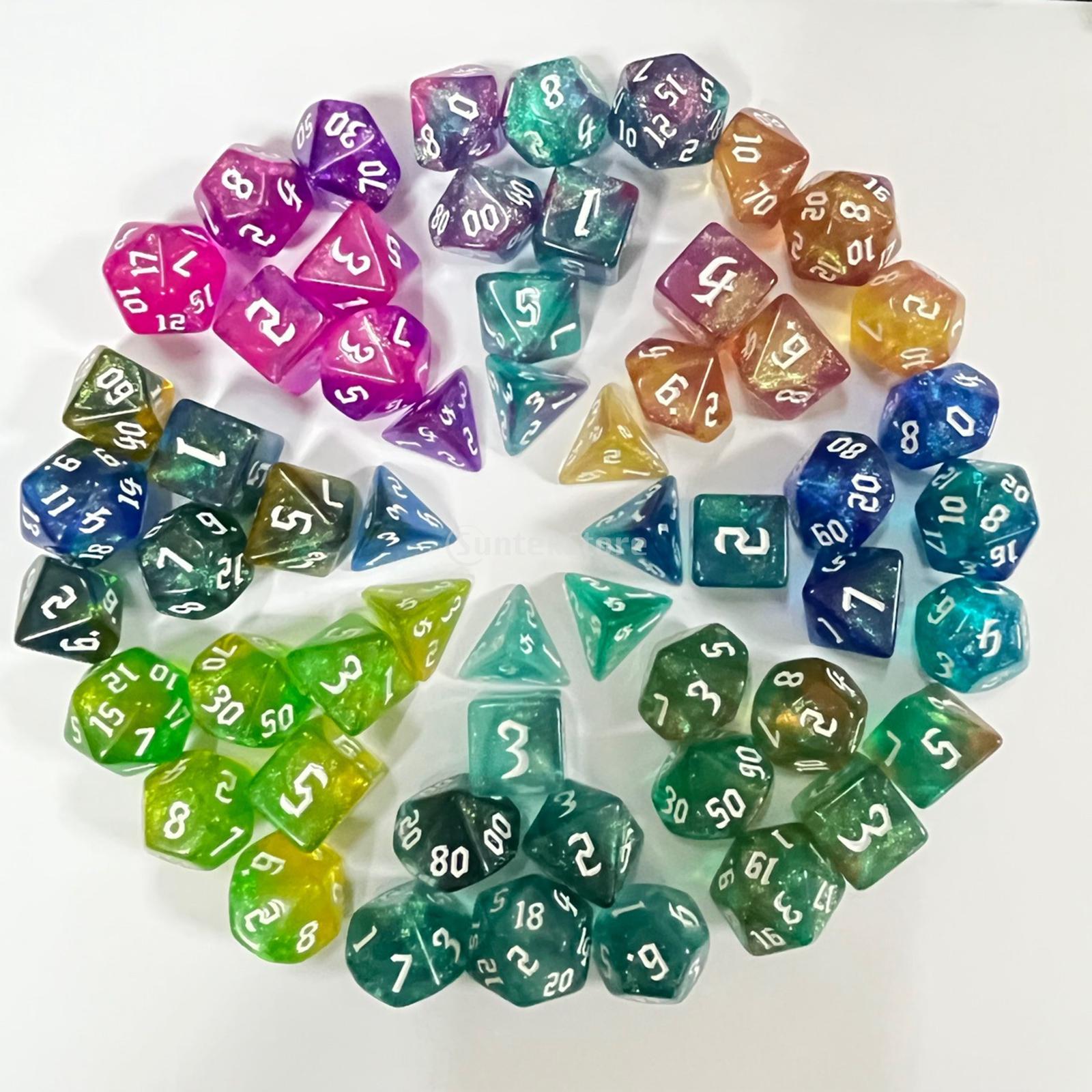 7/10PCS Role Playing Game Dice - Board Game Ludo review and price