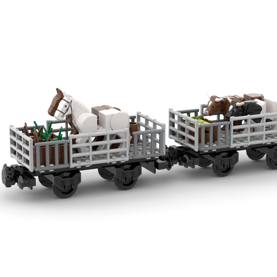 MOC Train Animal Transport Veh - Lego Set Creator review and price