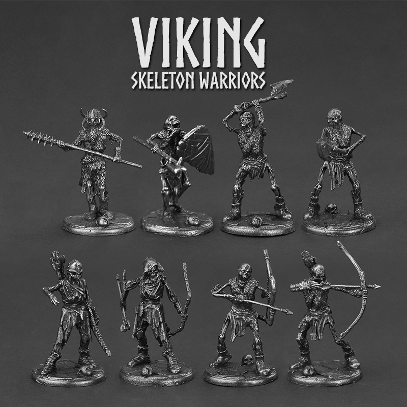 2025 Metal Viking Skeleton War - Board Game Vikings review and price