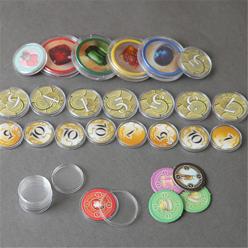 20/50Pcs 15Sizes 18-45mm Clear - Board Game With Chips review and price