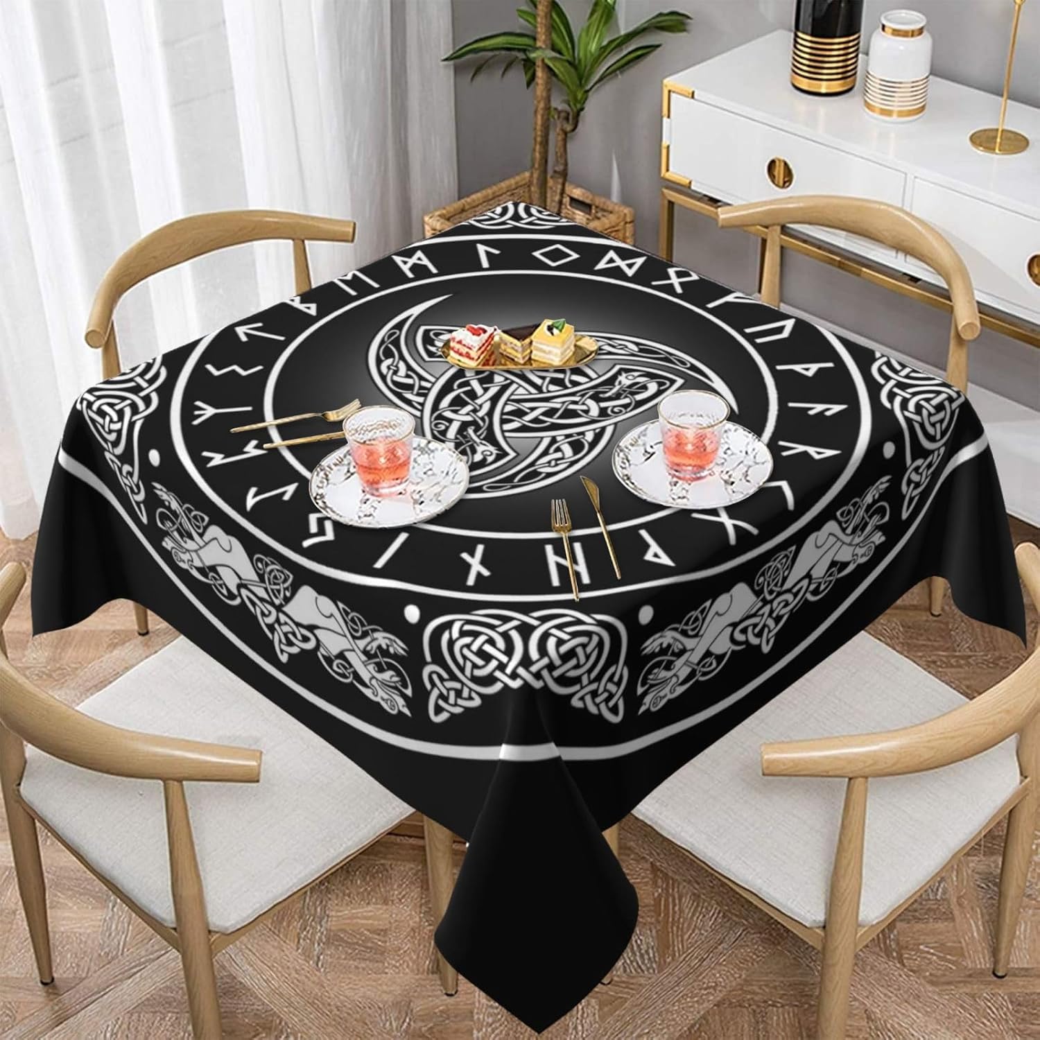 Viking Style Rectangle Tablecl - Board Game Vikings review and price